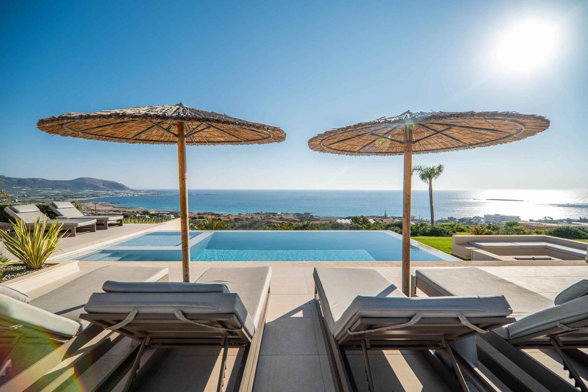Cielo E Mare Villas I "Free" Heated Pools & Seaview Falasarna Exterior photo